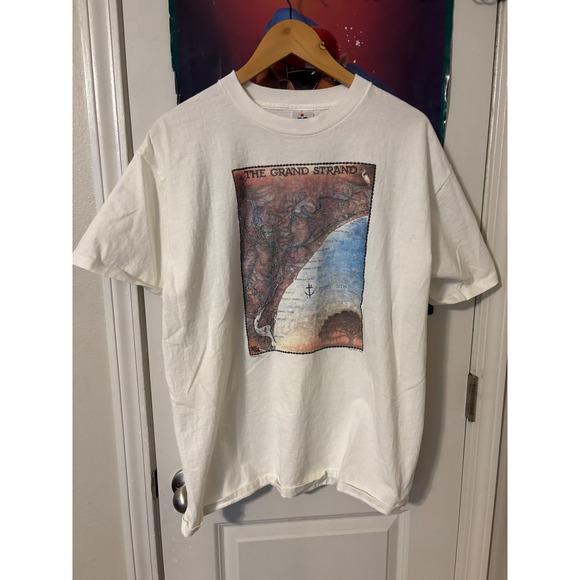 Miller | Shirts | Vintage 991 The Grand Strand Myrtle Beach Sc Map ...